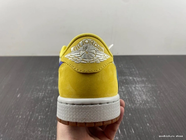 Cheap Canary Travis Jordan OG Scott x 1 Low Air DZ4137-700 0708